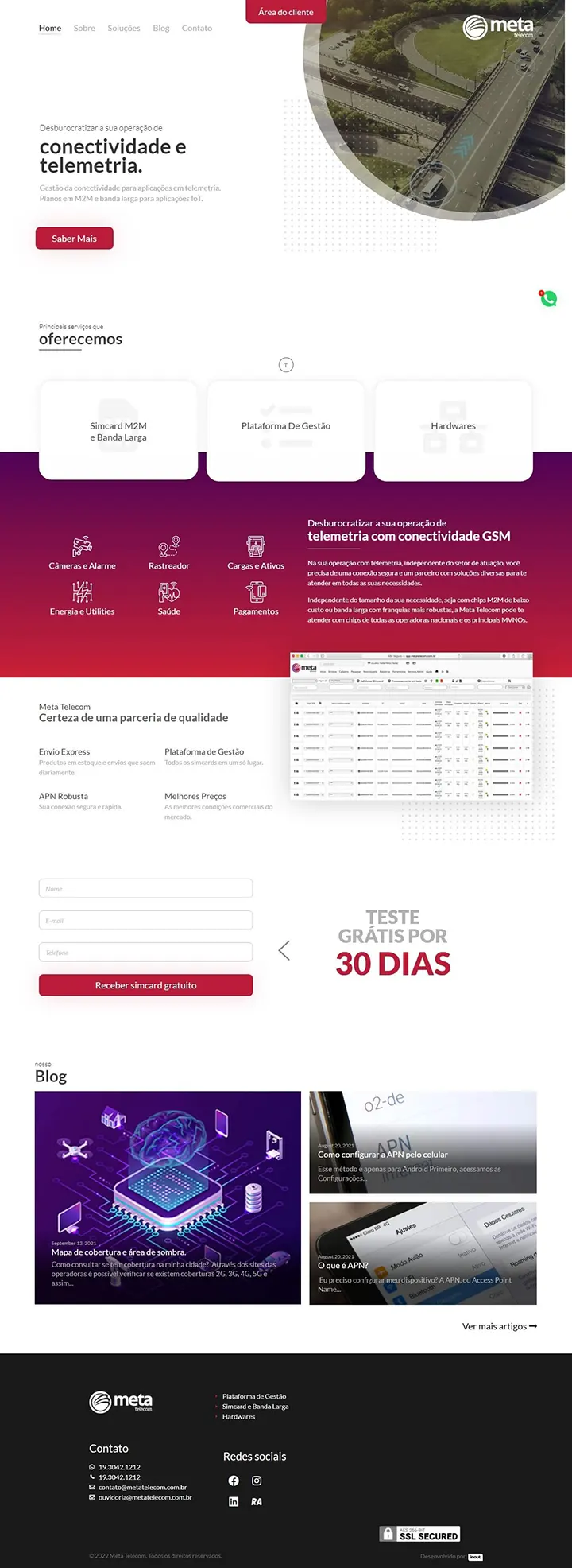 site - metatelecom | Bruno Francisco